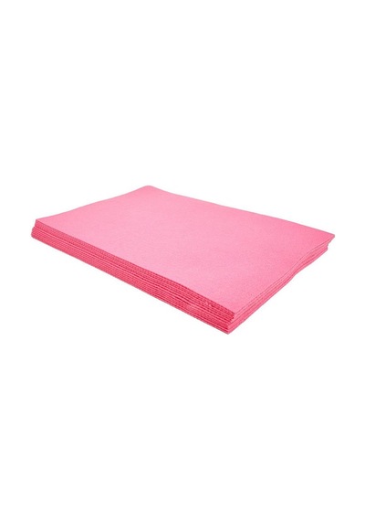 10 Adet. Pembe Renk Keçe. A4 Boyutunda. Hobi. El Işi Keçesi