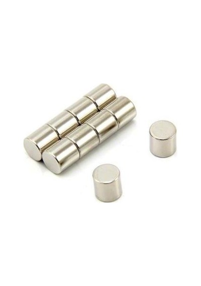 1 Adet 10x10 Güçlü Silindir Neodyum Mıknatıs Magnet