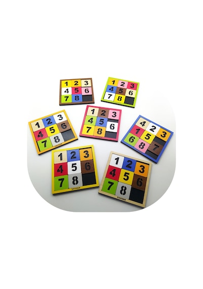 Vavsan Karıştır Kaydır Sırala Yapboz Puzzle Eğitici Oyuncak