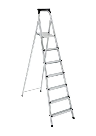 6+1 Basamaklı Profil Merdiven (Ev, bahçe, işyeri için uygun)