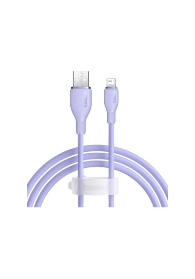 Baseus Ultra Hızlı 1.2mt 2.4a Apple Uyumlu iPhone Şarj Kablosu 11 12 13 14 Pro Max Kablo Akım Ve Isı Korumalı Mor