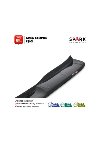 Dacia Sandero 2012-2020 Uyumlu Arka Tampon Eşiği Parlak