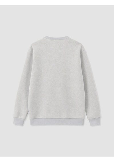 LC Waikiki Lc Waıkıkı Gri Bisiklet Yaka Erkek Sweatshirt