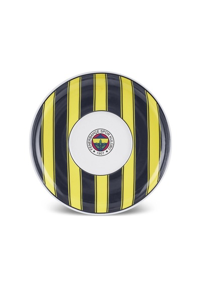 Karaca X Fenerbahçe Lisanslı 6 Parça Porselen Çay Tabağı Seti Fenerbahçe Lacivert