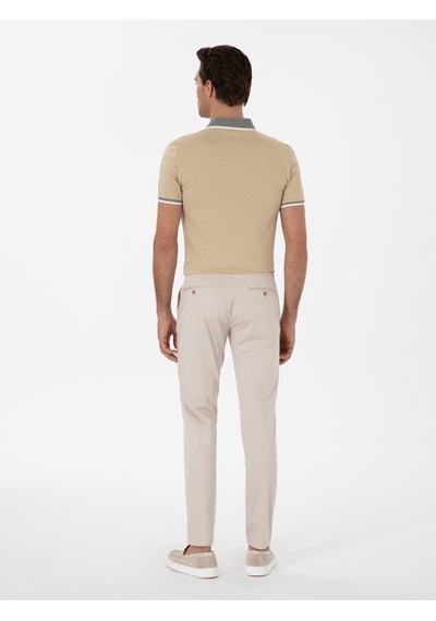 Cacharel Bej Slim Fit Pamuk Karışımlı Kanvas Pantolon Cacharel Bej Slim Fit Pamuk Karışımlı Kanvas Pantolon