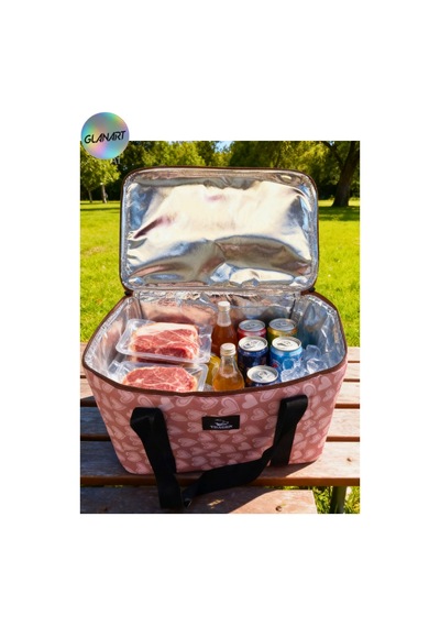 Piknik, Seyahat, Kamp Çantası Sıcak- Soğuk Termos Özellikli 8-10 Saat Muhafaza 40 Litre Ten Rengi