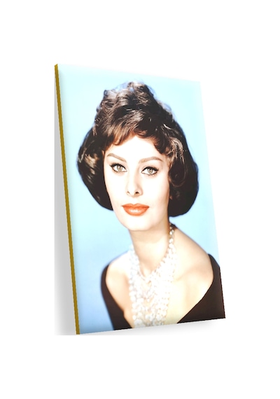 Cakasepetim Sophia Loren Yakın Çekim Ahşap Mdf Tablo