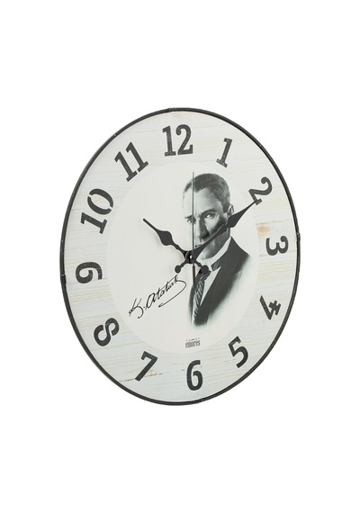 Emores 36 Cm Gerçek Bombe Cam Akar Saniye Sessiz Mekanizma Dekoratif Atatürk Duvar Saati Sku: Smg8690010228383 07 Beyaz Emores 36 Cm Gerçek Bombe Cam Akar Saniye Sessiz Mekanizma Dekoratif Atatürk Duvar Saati Sku: Smg8690010228383 07 Beyaz