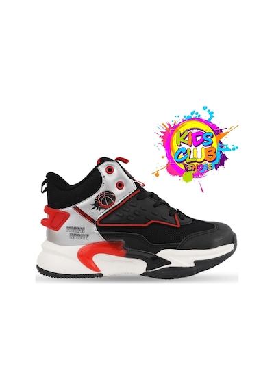 Cool London Unisex Ortopedik Çocuk Basketbol Ayakkabısı Siyah