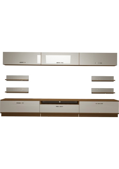 Decoraktiv Trendstyle 8y Mdf Tv Ünitesi Tv Sehpası Ceviz - Beyaz