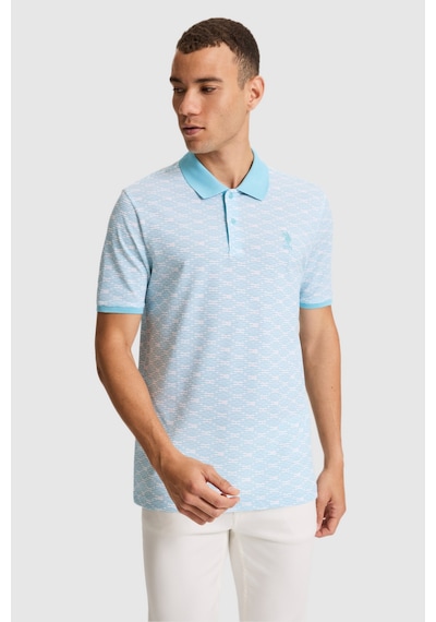 U.S. Polo Assn. U.s. Polo Assn. Erkek Aqua Tişört 50326959-vr007