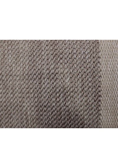 Derin Sisal Bej Bordürlü Vizon Jüt Sisal Dekoratif Kaymaz Taban Yıkanabilir Halı St09-1047 Renkli