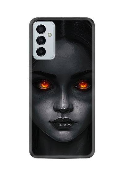 Samsung Samsung Galaxy Uyumlu A04s Kılıf Resimli Desenli Silikon Platinium Series Dark Woman 1887