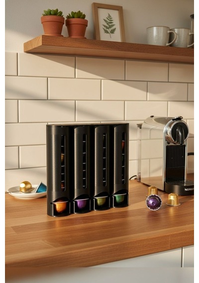 Nespresso Vertuo Uyumlu 4lü Kapsül Kahve Standı Çok Renkli