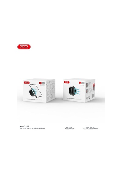 Delux Serisi Xo C155 Otomatik Vakumlu Manyetik Telefon Tutucu 4kg Araç Aksesuarı