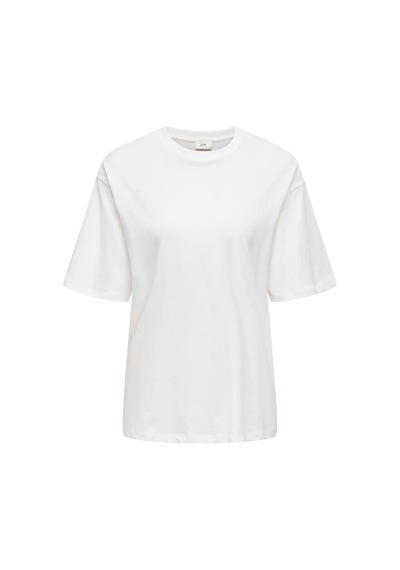 Only Jdy Kadın Yuvarlak Yaka Beyaz T-shirt - 15366305 Beyaz