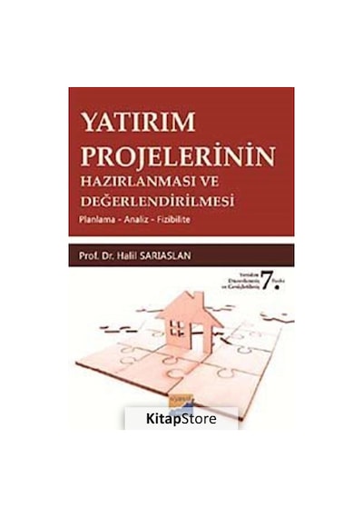 Yatırım Projelerinin Hazırlanması ve Değerlendirilmesi Halil