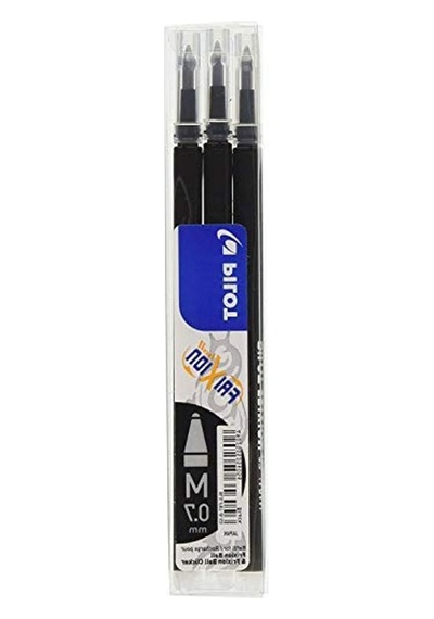 0.7 Mm Siyah Frixion Ball Kalem Yedeği, 3'lü Set