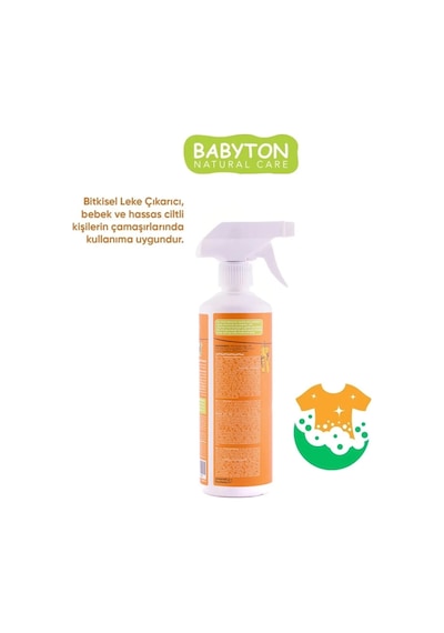 Babyton Doğal Bitkisel Leke Çıkarıcı Arındırıcı 500 Ml