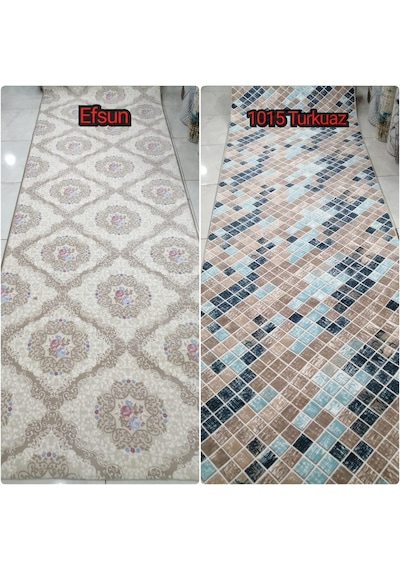 22 Model Kesme Yolluk Kaymaz Taban Halı Yumuşak Yüzey