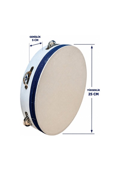 Çocuklar İçin Zilli Def 25 Cm Taşıma Çantası Hediyeli