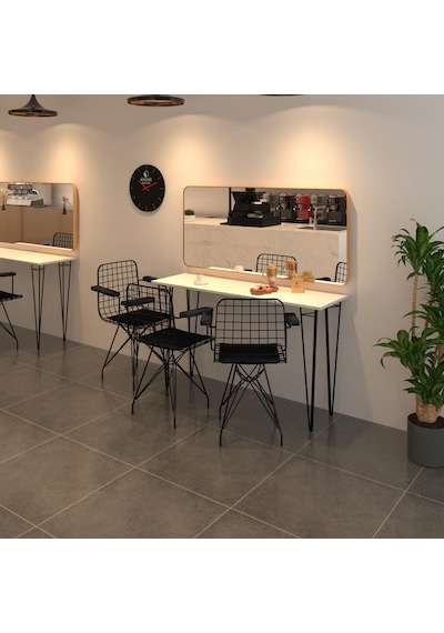 Knsz masa sandalye takımı hem75mazlum byzsyh 140*040 klç 3 sandal