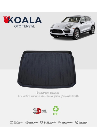 Porsche Cayenne 2011-2017 3d Bagaj Havuzu