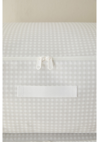 Home Wave 4'lü Orta Boy Gri Pötikare Hurç Set 52 x 28 x 21 cm