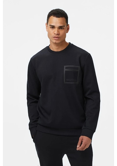 Nautica Erkek Siyah Classic Fit Sweatshirt-11430 Siyah
