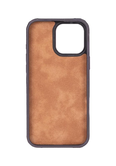 Bloomcase Aeris Dusty Mulberry Apple iPhone Uyumlu 16 Pro Magsafe Hakiki Deri Kılıfı Mor