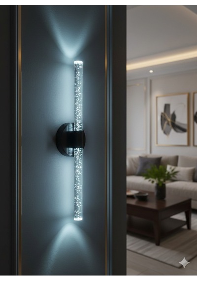 Bhbackhome Bubbleflux Large Şık Tasarım Modern Ledli Aplik 51 Cm Antrasit Rgb Elektrikli Kumandalı Antrasit