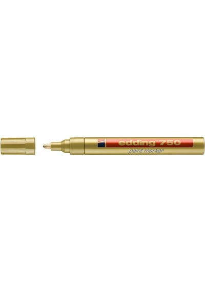 Edding 750 Tam Örtücü Boya Kalemi - Altın - 1 Kalem - Yuvarlak Uçlu 2-4 Mm Genel