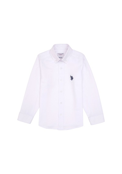U.s. Polo Assn. Erkek Çocuk Beyaz Gömlek Basic 50316801-vr013 Beyaz
