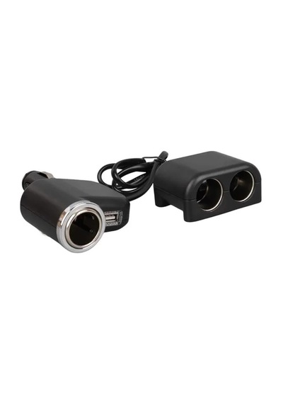 Hubrendy Sh Olesson 1526 12-24v Tek Usb Girişli 120w 80 Cm Kablolu 3'lü Araç Çakmak Çoklayıcı