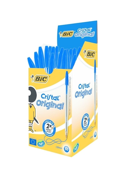 Bic Cristal Medium Siyah Tükenmez Kalem