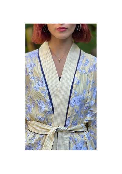 Lila Mare Pamuk Kumaşlı Handmade Beachwear Yazlık Kimono Standart Bedenlere 36-44 Arası Uygundur Renkli Renkli Lila Mare Pamuk Kumaşlı Handmade Beachwear Yazlık Kimono Standart Bedenlere 36-44 Arası Uygundur Renkli Renkli