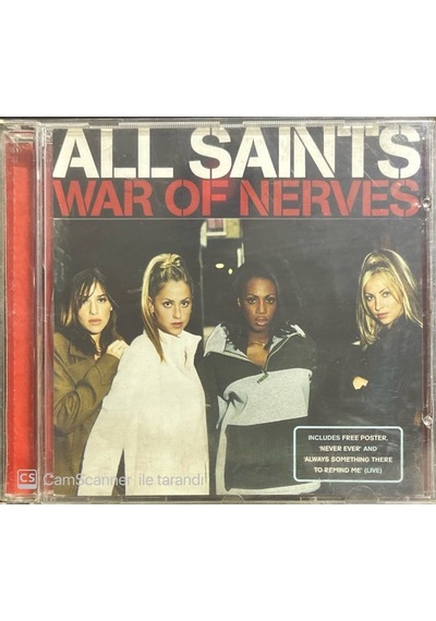 All Saints War Of Nerves Maxi Single Cd