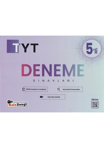 Kafadengi Yayınları Tyt 5'li Genel Deneme