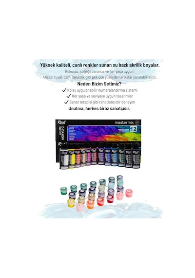 Sayılarla Boyama Tuval Hobi Seti Dere Ve Ev Temalı Fırça Ve Boya Dahil Set Çıtalı 40x50 Cm Kendin Yap Sayılarla Tuval Boya Kiti Kasnaklı