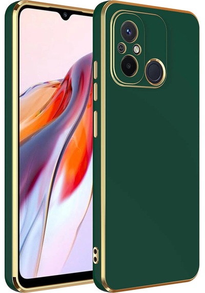 Xiaomi Redmi 12c Kılıf Zore Bark Kapak Koyu Yeşil