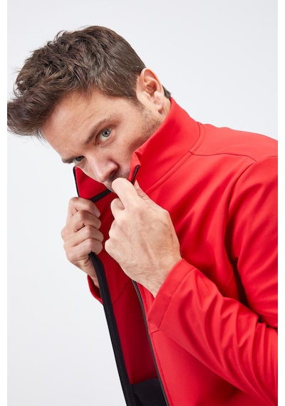 Tommylife Tommy Life Kırmızı Fermuarlı Dik Yaka Su Ve Rüzgar Geçirmez Softshell Erkek Mont - 88050 Kırmızı