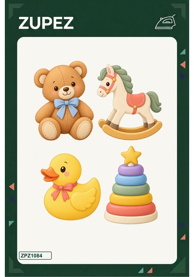 Oyuncak Sandığı 19x25 Cm Ütüyle Uygulanan Baskı Zpz1084 - 928157428