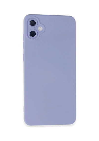 Samsung Galaxy A05 Kılıf Nano İçi Kadife Silikon - Lila