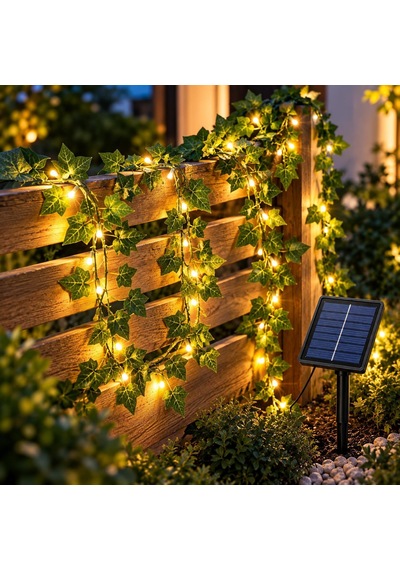 Solar Sarmaşık Led Işık 3 Metr Dış Mekan Dekoratif Aydınlatma S24