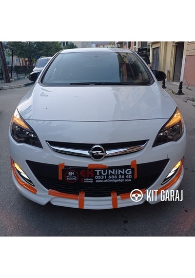 Opel Astra Makyajlı 2012-2020 Custom Ön Ek Plastik Boyasız