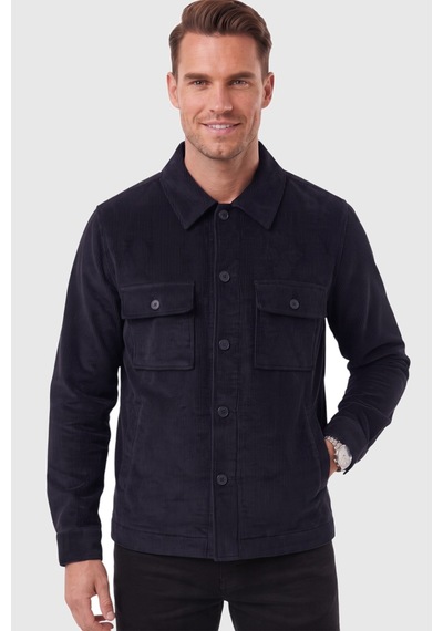 Deepsea Erkek Slim Fit Fitilli Kadife Lacivert Ceket %100 Pamuk Düğmeli Cepli Astarsız 2701104 Deepsea Erkek Slim Fit Fitilli Kadife Lacivert Ceket %100 Pamuk Düğmeli Cepli Astarsız 2701104