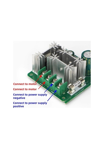 15a 6-90v Pwm Dc Motor Sürücü Motor Hız Kontrol Modülü