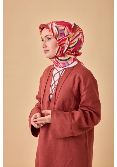 Silk Home Twill İpek Eşarp 11471-03 Yeşil, Kırmızı, Bordo, Mavi, Beyaz