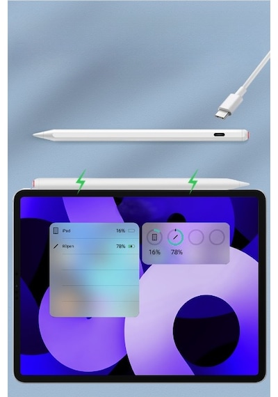 Apple Uyumlu iPad Kapasitif Palm Rejection Manyetik Dokunmatik Stylus