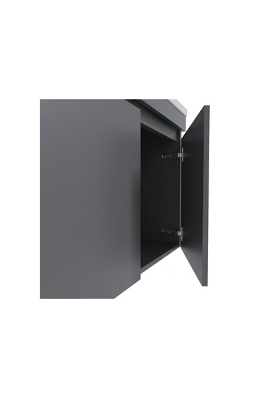 Teta Home Tokyo 100 Cm Mdf Banyo Dolabı Seti Antrasit Teta Home Tokyo 100 Cm Mdf Banyo Dolabı Seti Antrasit